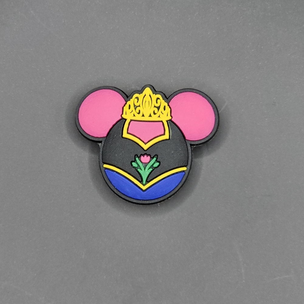 (5/$15) Frozen Anna Minnie Ears Croc Charm
